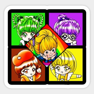 rainbow brite Sticker